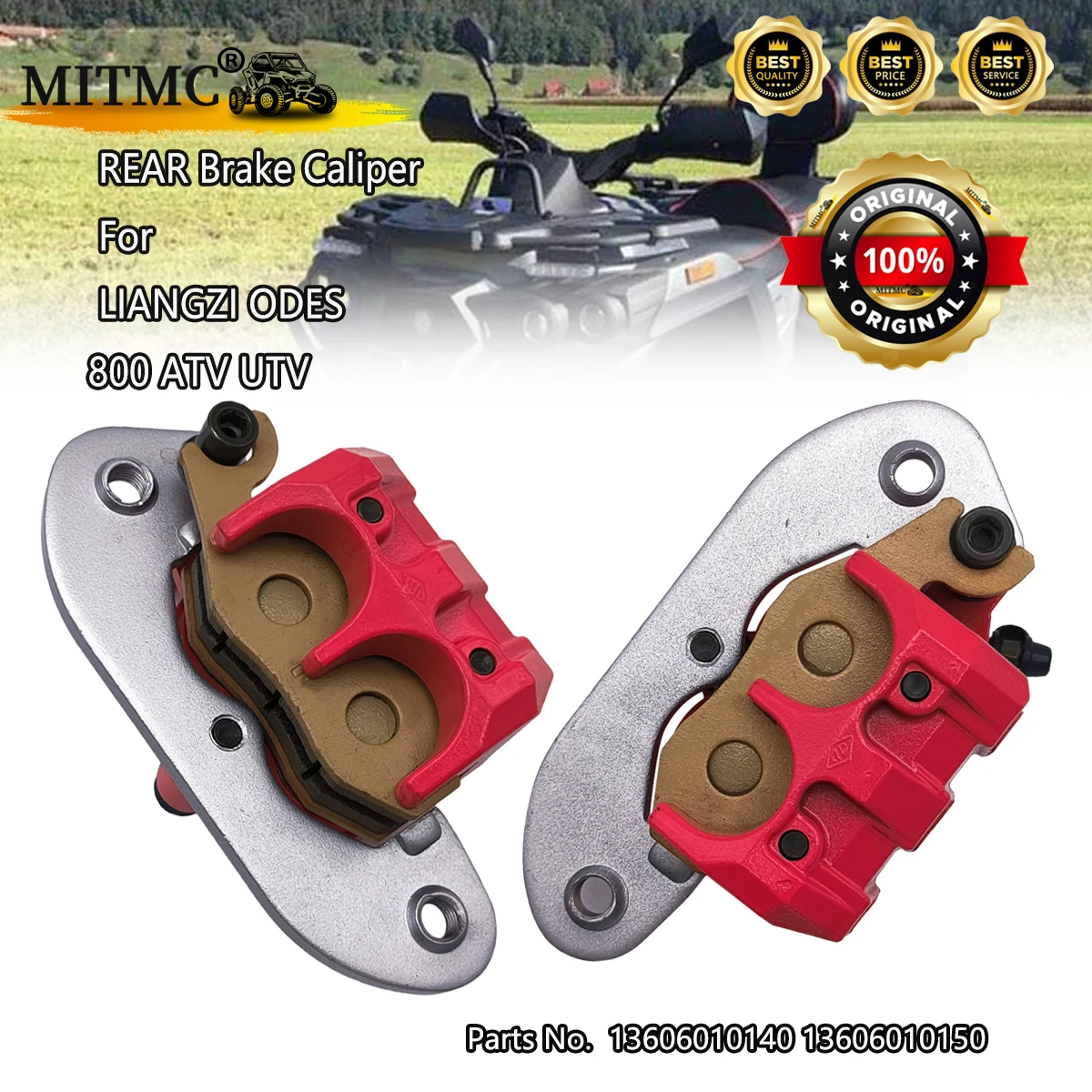 

Задний тормозной суппорт для ODES 800CC ODES, номер детали. 13606010140 13606010150