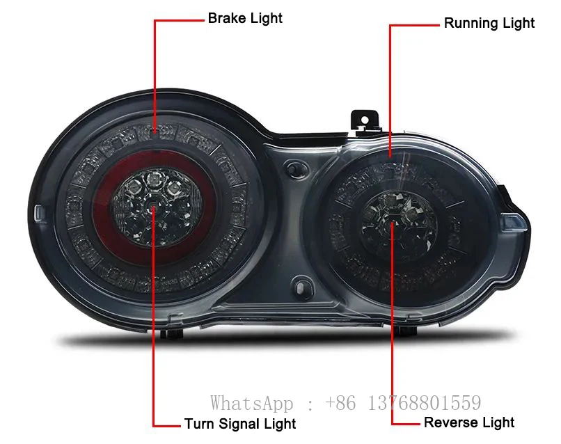 Wholesale New Style Led Rear Lamp For Nissan GTR 2007-Up Tail Light With Sequential Indicator Modified Taillight