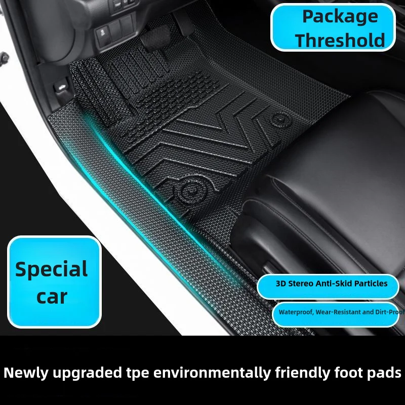 New TPE custom car floor mats, upgraded surround threshold suitable for all car models and accessories