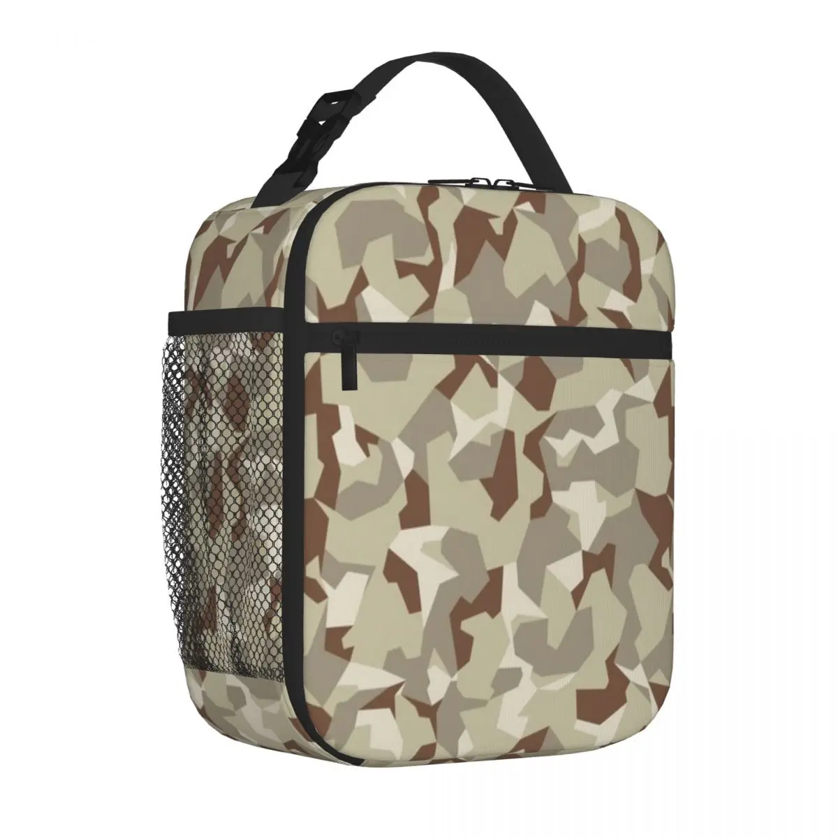 Hot Sale M90 Splinter Camouflage Pattern Graphic Compact Lunch Bag Cruise Travel Food Cooler Bag