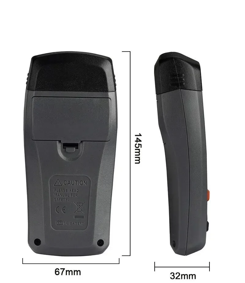 1pc Mt10 Hygrometer Accurate Large Lcd Display Tester Digital Wall Moisture Detector Wood Wood Moisture Meter