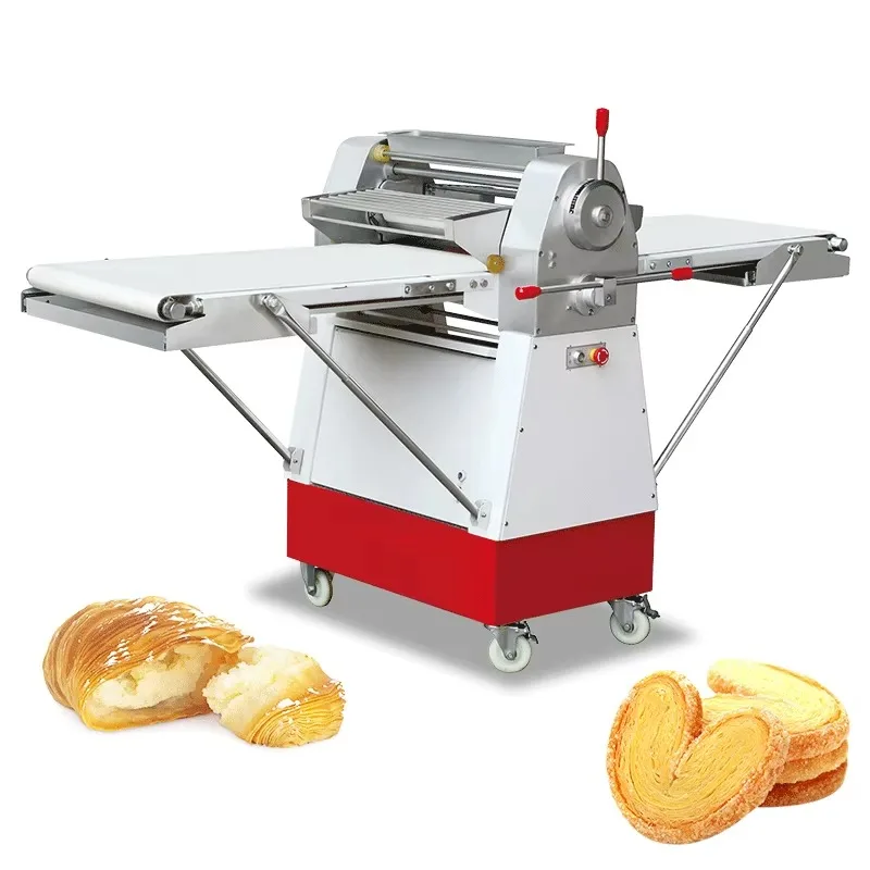 Vertical Pastry Sheeter Commercial Dough Laminating Machine For Egg Tart Skin Mooncake Skin Making Baking Processing Equipment