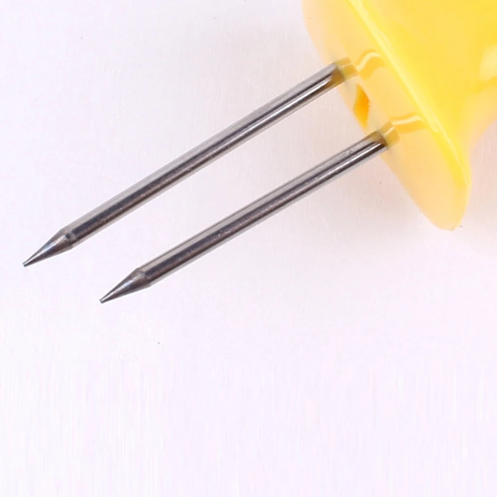 

8 шт., кукурузные вилки из нержавеющей стали, шампуры для гриля, палочки для жарки барбекю для кемпинга, пикника, уличных вечеринок, держатель для фруктового торта