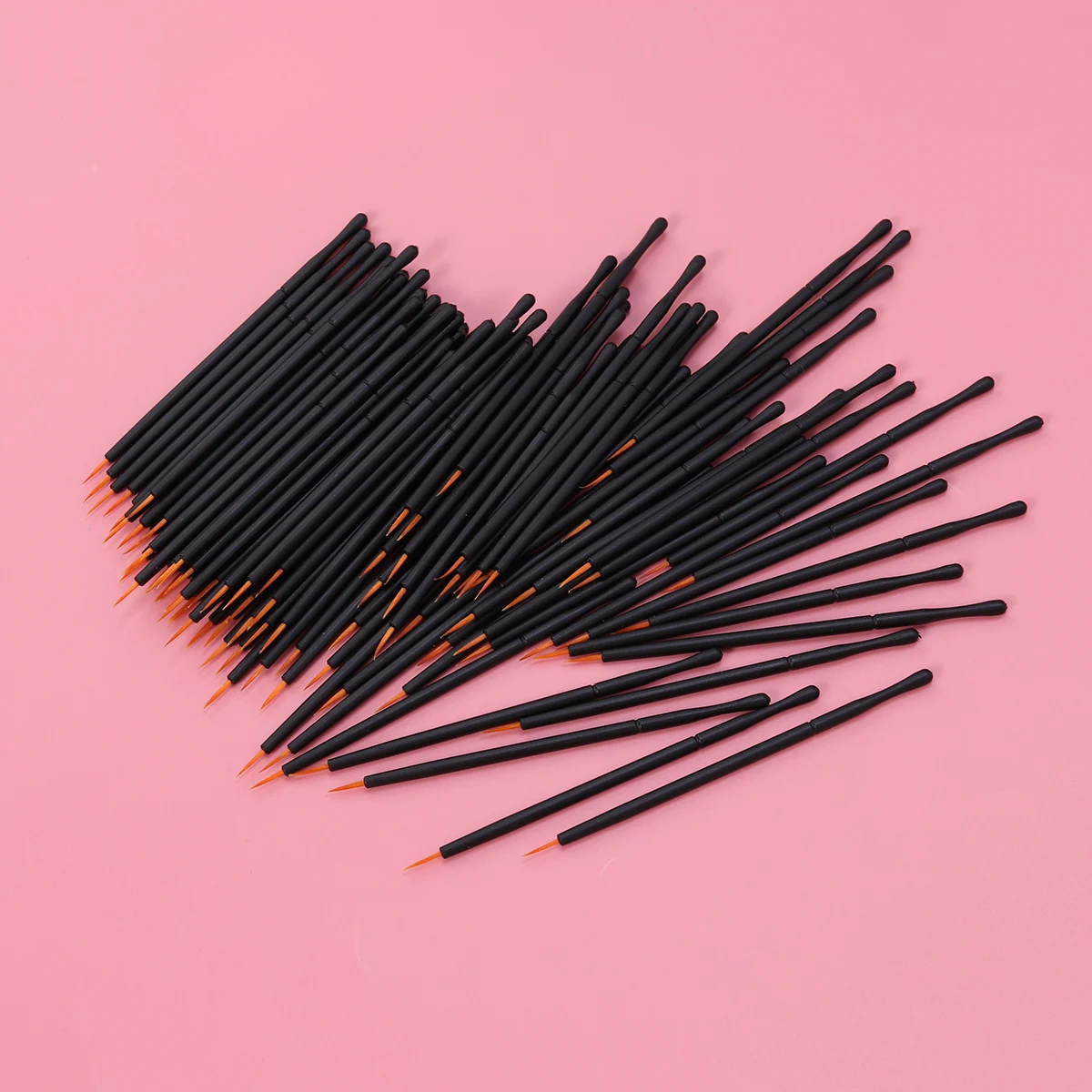 

100Pcs Disposable Eyeliner Brushes Small Lightweight Easy Carry Store Makeup Accessories