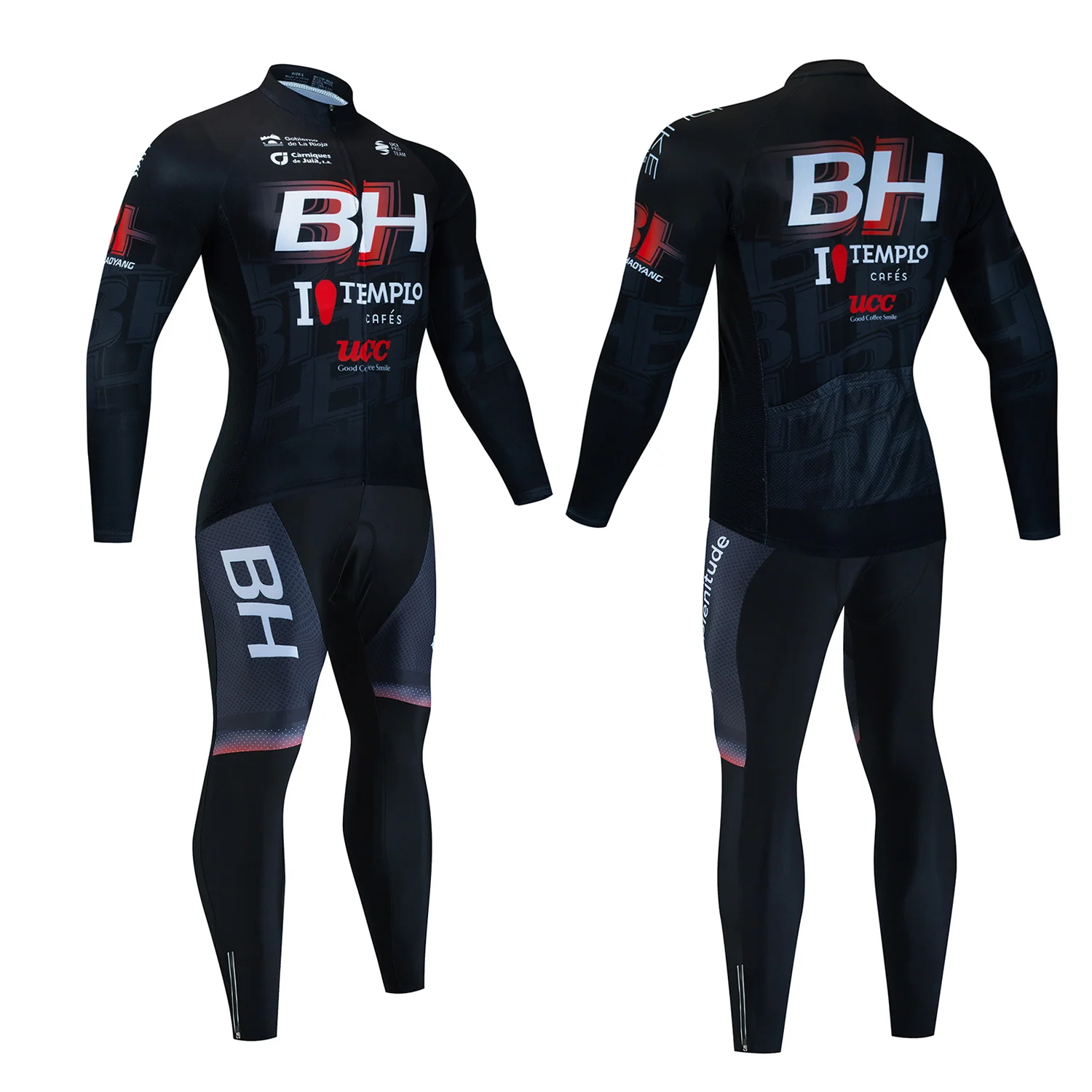  BH Team Herbst Radfahren Jersey Set Fahrrad Sportwear MTB Maillot Ropa Ciclismo Rennrad Uniform Langarm Bicicleta Kleidung ﻿ – Detail 3
