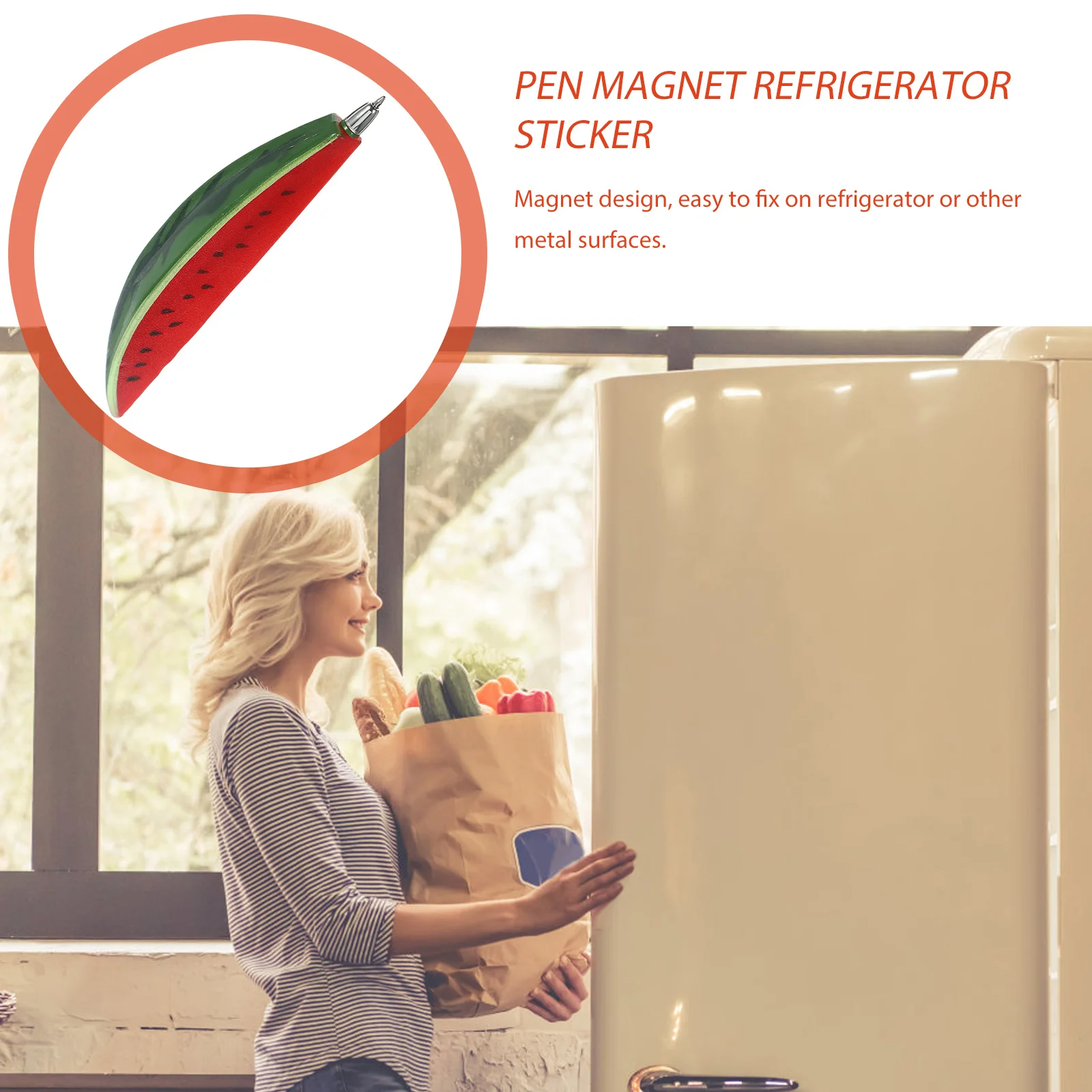 

6 шт. шариковая ручка, магнит на холодильник, ручки в форме фруктов для школы, офиса, детские праздничные подарки, канцелярские принадлежности, письменные принадлежности