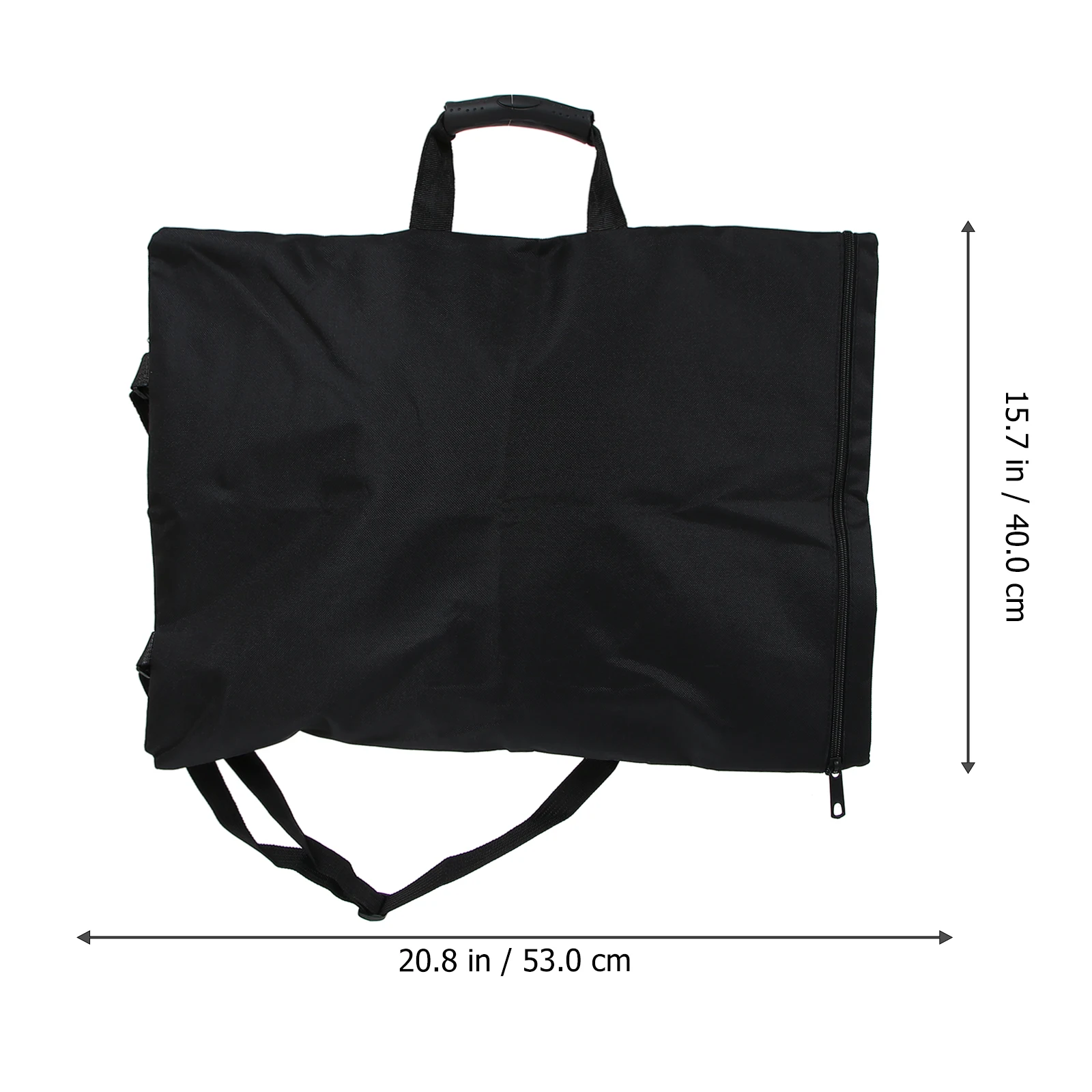 حقيبة لوحة رسم مقاومة للماء مقاس A3 مصنوعة من القماش الأسود وخفيفة الوزن مع سحاب للإغلاق يحمل أدوات الرسم اليدوية