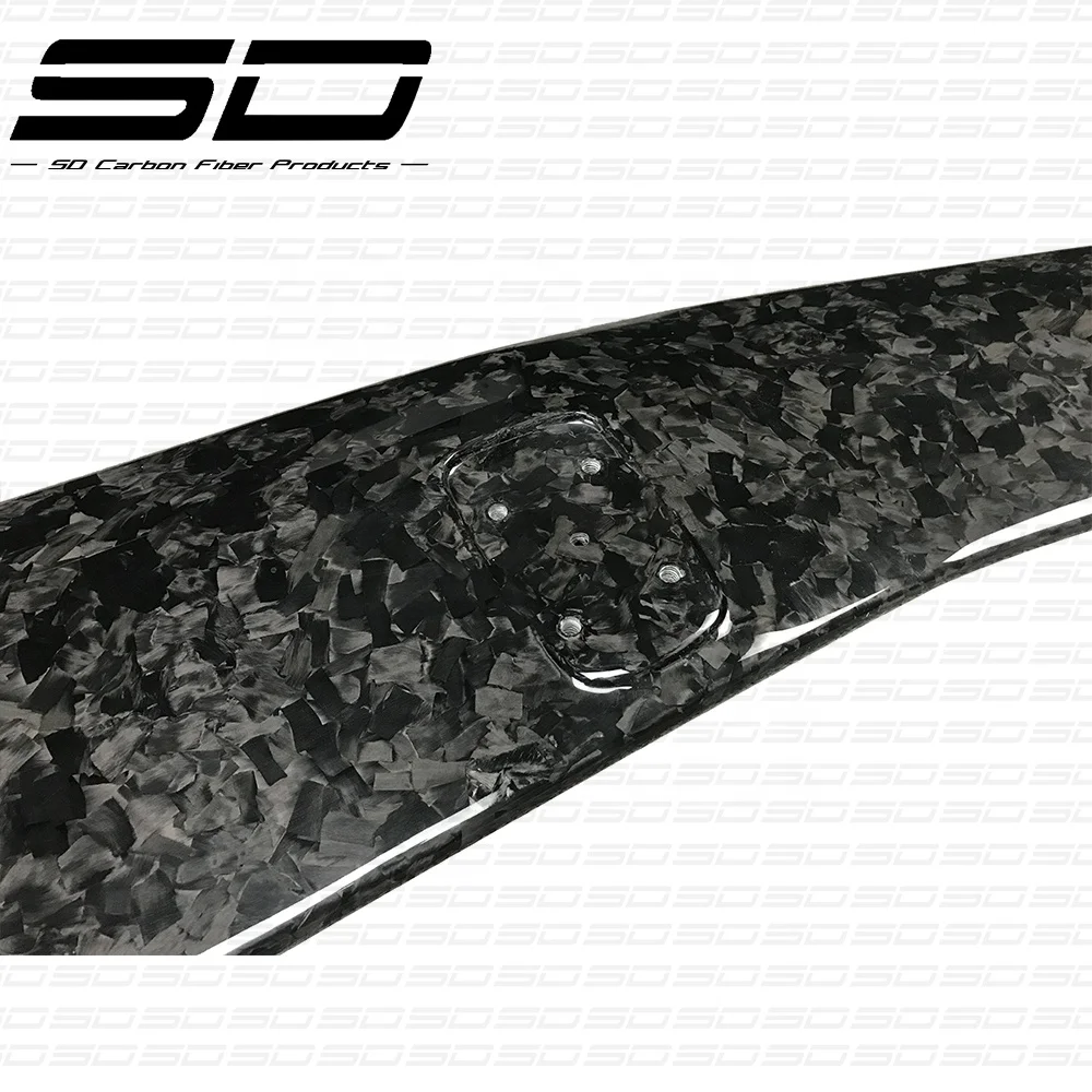 Forged Carbon V Style Rear Bumper Spoiler  Body Kit For Lambo Hu ra can  LP580/LP610 Car Accessories