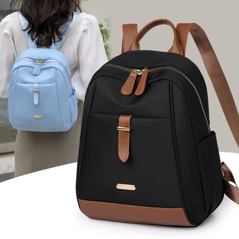 Women Backpack Quality Oxford Female Simplicity Rucksack Multi Pocket And Large Capacity School Bag Lady Leisure Travel Knapsack