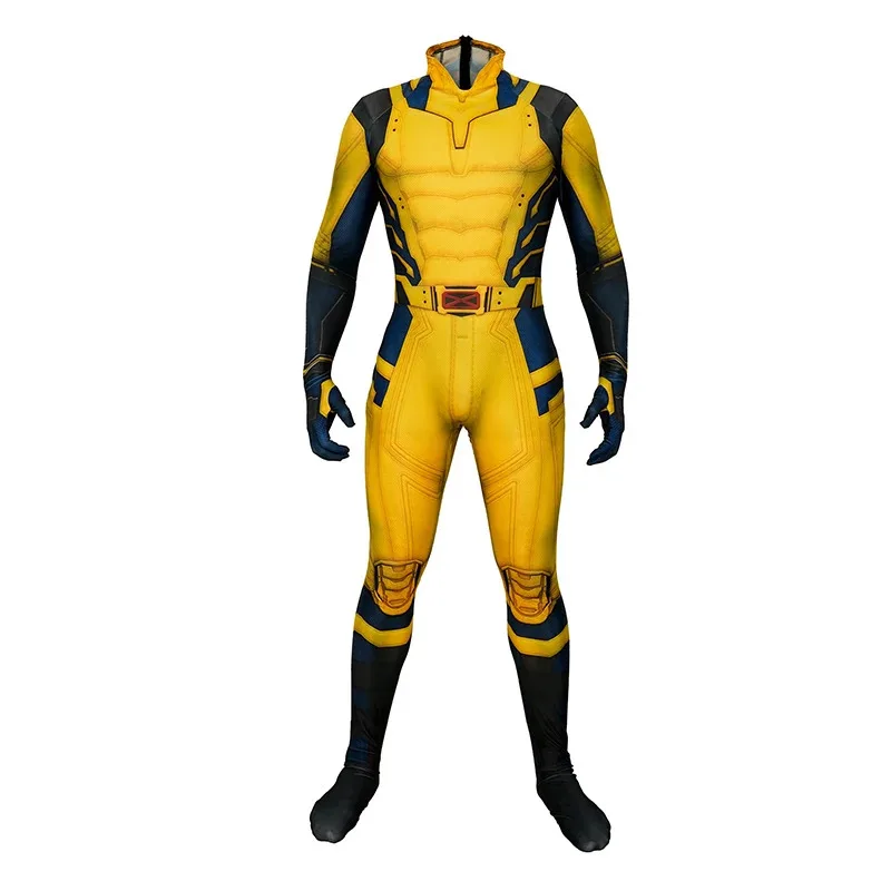 

Movie Wolverine Cosplay Jumpsuit X-Men Spandex Adult Boys Halloween James Howlet Wolverine Costume Party Zenti Fancy Dress