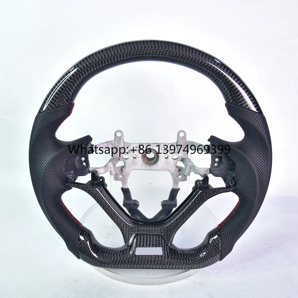 Suitable for Customized Modification of Honda Civic Carbon Fiber Leather Steering Wheel for the 9th Generation American Version