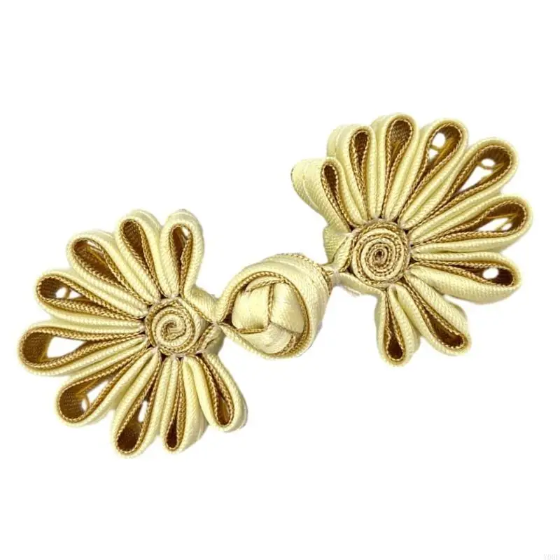 زهرة شكل عقدة صينية الزر Cheongsam cardigan السحمة للملابس y08e