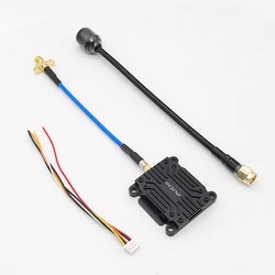 5.8GHz 2.5W High Power 48CH VTX Video Transmitter with CNC shell 25mW 400mW 800mW 1.5W 2.5W Adjustable For RC FPV Racing Drone