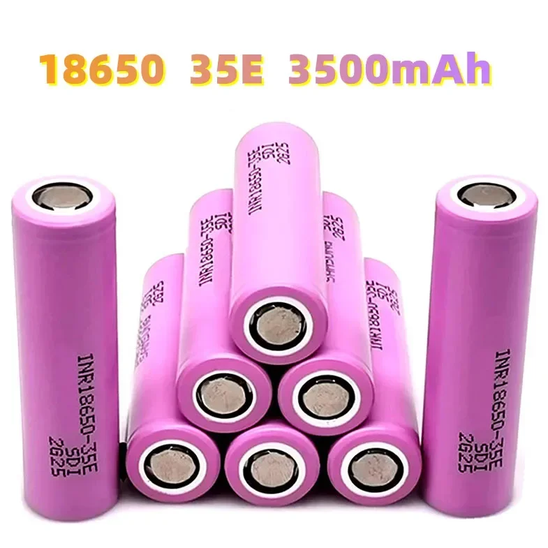 Batería recargable de iones de litio, pila original de descarga INR 100%, 18650, 3500, 18650 mAh, 20a, 3,7 V, novedad