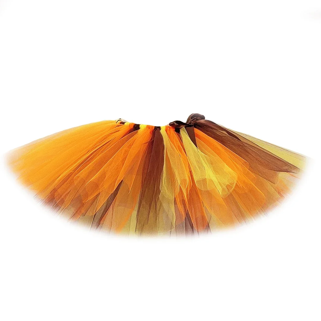 تنورة توتو على شكل أسد حيوان لحفلات أعياد الميلاد، تنانير من التول لعيد الميلاد والهالوين مع فيونكة #2