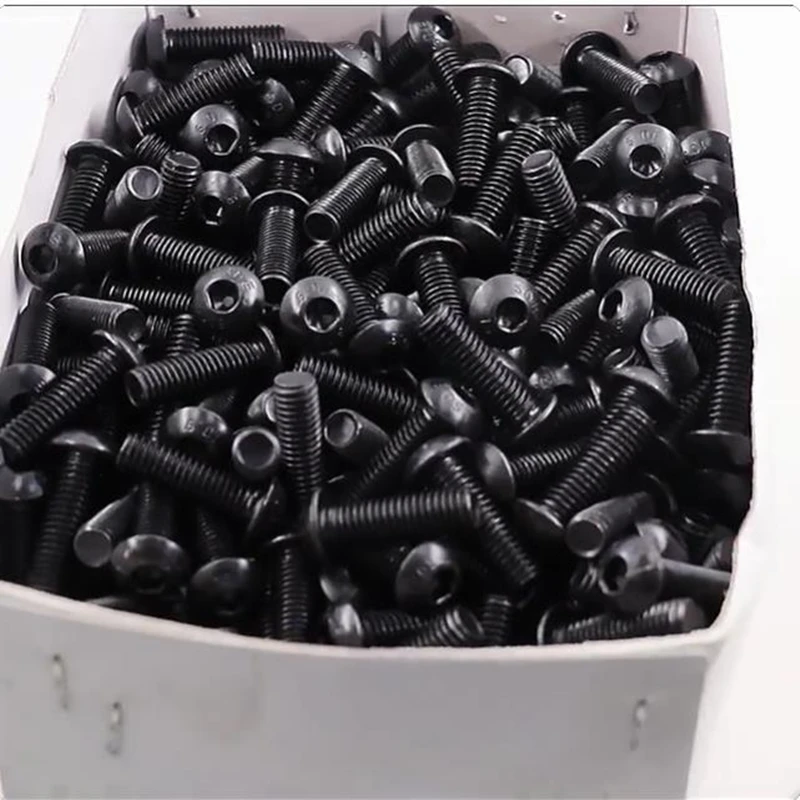 

iso7380 M2 M2.5 M3 M4 M5 M6 M8 Черный 10.9 Легированная сталь Шестигранная головка с шестигранной головкой Круглая цилиндрическая головка Болт с шестигранной головкой Мебельный винт