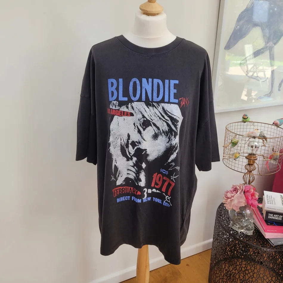 Punk Rock T Shirts Vintage Blonde Print Short-sleeved Cotton T-shirt Retro Casual Loose Tops Fashion Streetwear Unisex