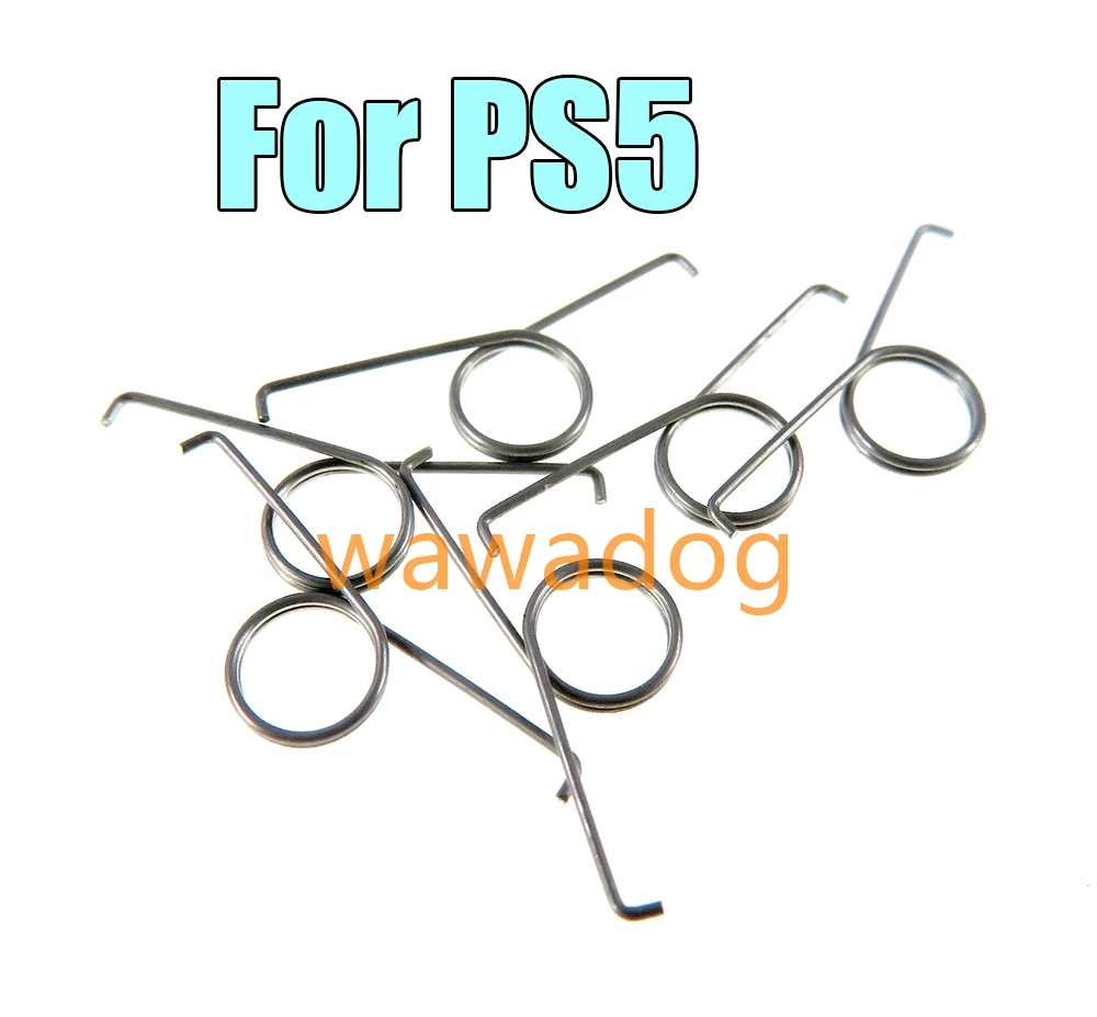 10 Uds. Para PS5 L2 R2 botón de disparo resorte Metal reemplazo R2 L2 componentes de botones de disparo para piezas de controlador PS5