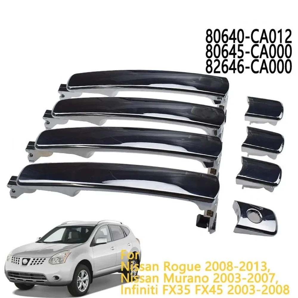 Manija de puerta exterior para Nissan Rogue 2008-2013 X-Trail 2008-2013 Murano 2003-2007 Infiniti FX35 FX45 G35 2003-2008 80640CA012