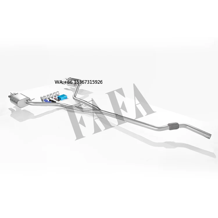 

Car Exhaust System Middle and Rear Section High Performance Cat Back Exhaust Pipe Electric Valve Muffler