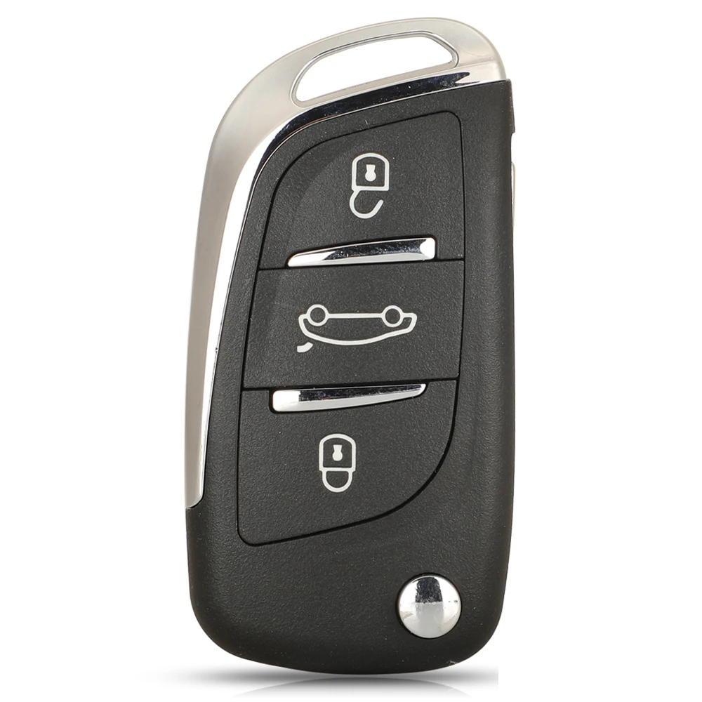 jingyuqin Car Remote Key 434Mhz For Citroen C4L New Elysee For Peugeot 508 3008 2008 301 433MHz ID46 Auto Keyless VA2/HU83 Blade