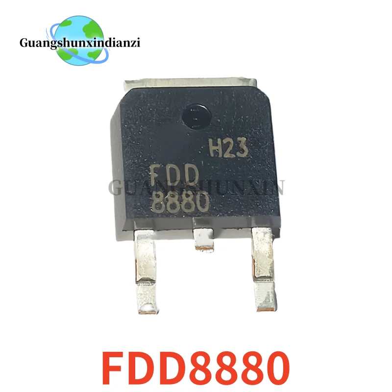 10-20-50pcs/lot 100% NEW FDD8880 FDD 8880 TO-252 30V/58A Field effect transistor In Stock