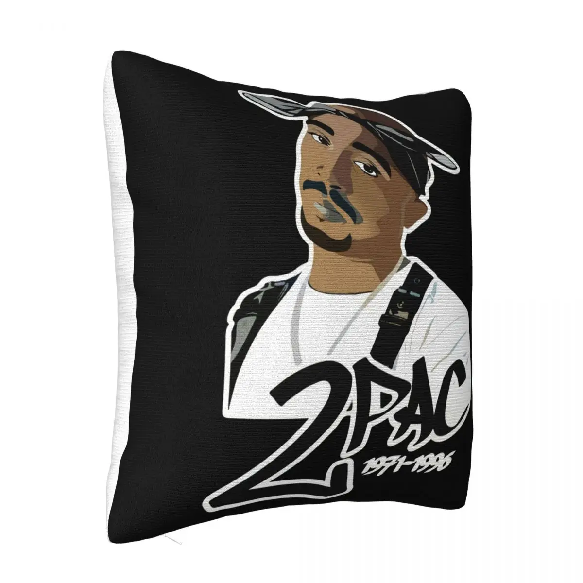 New Limited 2Pac Tupac Shakur Hip Hop American Rapper Music Merch Band Pure Pillow Case