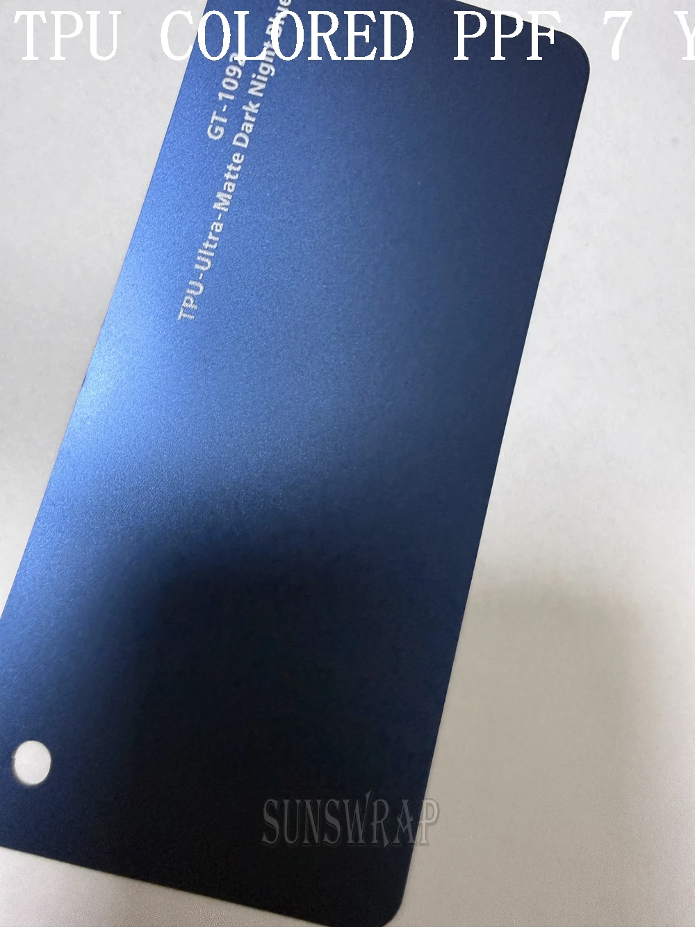 

Super Matte Metallic Midnight Blue TPU PPF Car Wrap - Self-Healing Paint Protection Film 5x52ft/roll