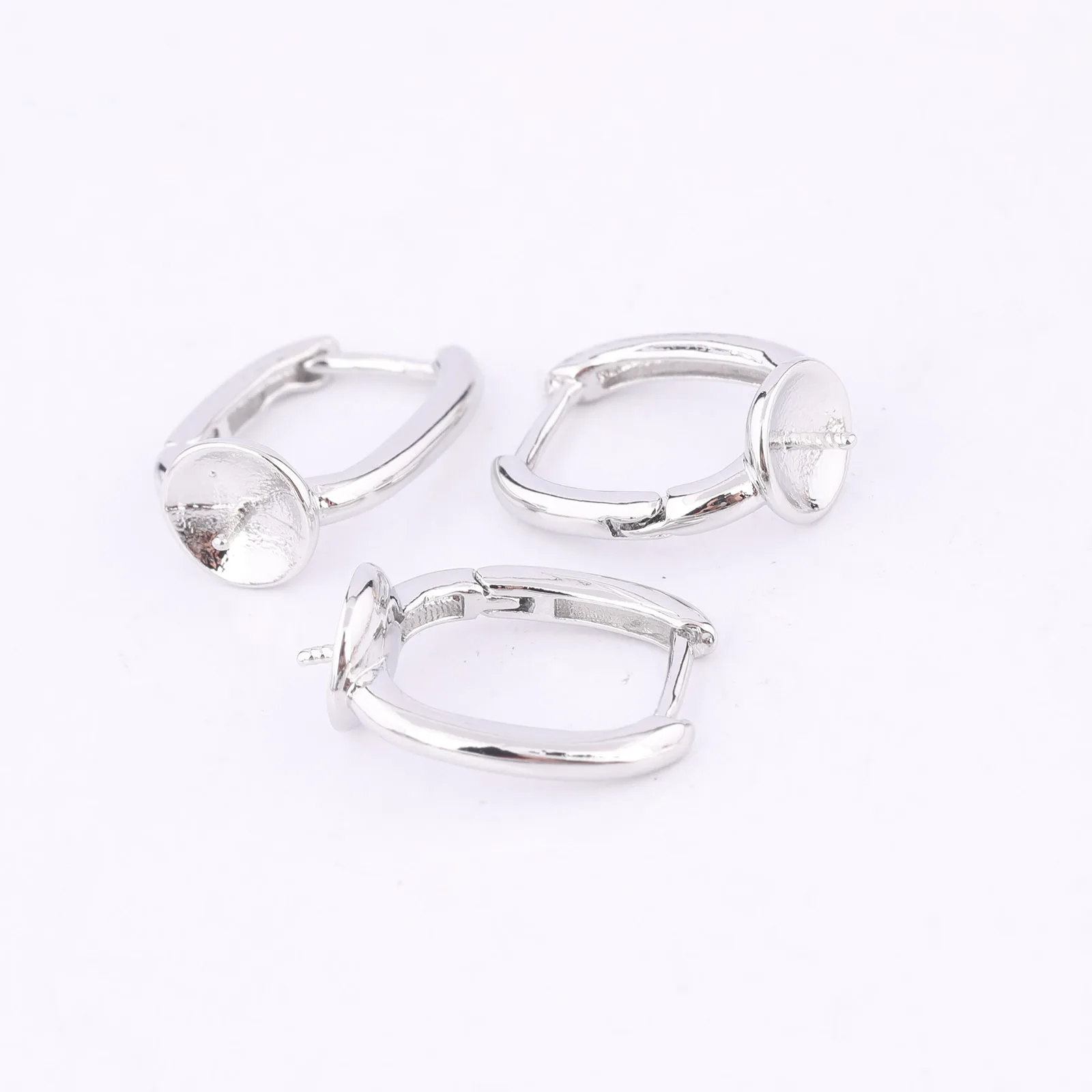 20pcs Leverback Earring Bezel Setting Blanks for DIY