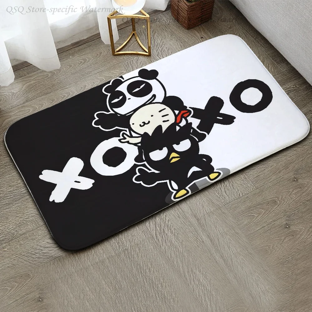 1pc B-Badtz Maru Floor Mat Floor Mat Anti-Slip Kitchen Bedroom Handmade Tufted Rug Carpet Living Room Entrance Rug