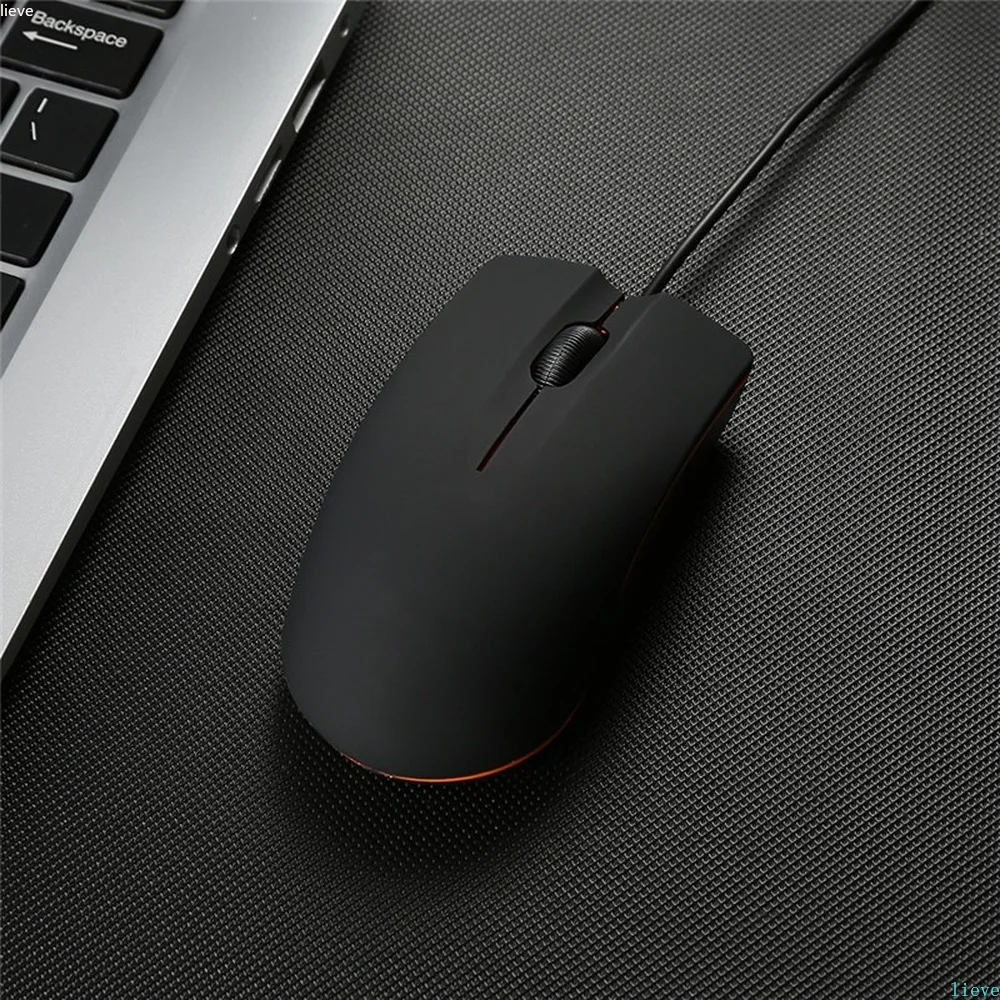 NEW M20 Wired Mouse 1200dpi Computer Office Mouse Matte Black USB Gaming Mice For PC Notebook Laptops Non Slip Wired Gamer Mouse