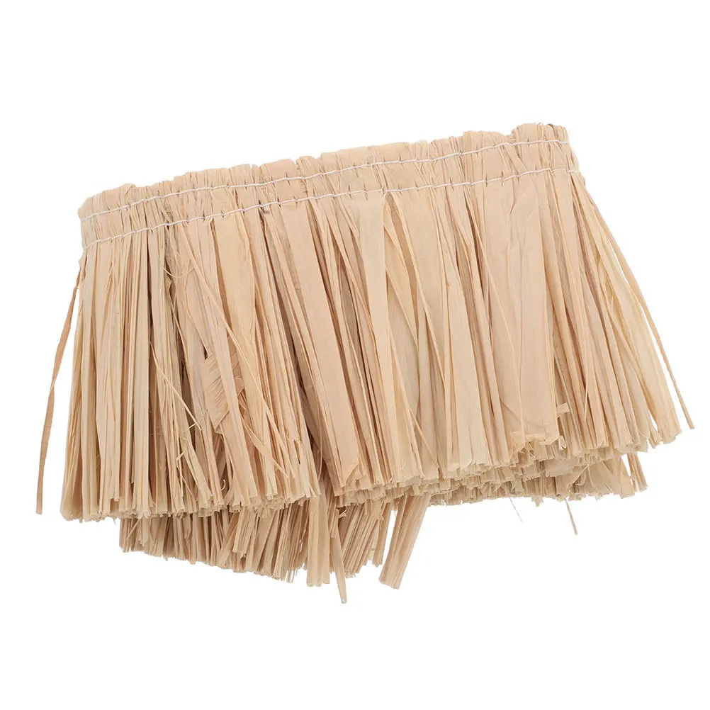 

Raffia Grass Handmade Tassel Fringe Natural Straw For Diy Craft Hawaiian Party Decor Tropical Skirt Wedding Accessories