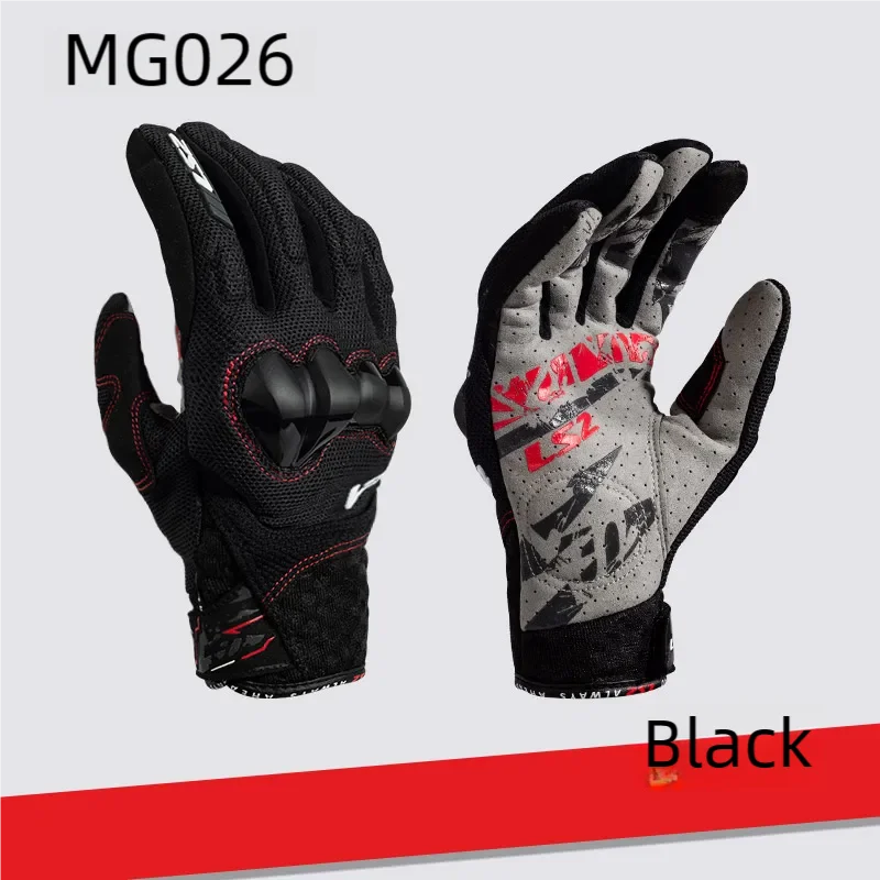 

LS2 MG026 Motorcycle Gloves ls2 Spring Summer Breathable Guantes Touch Screen Moto Luvas CE certification