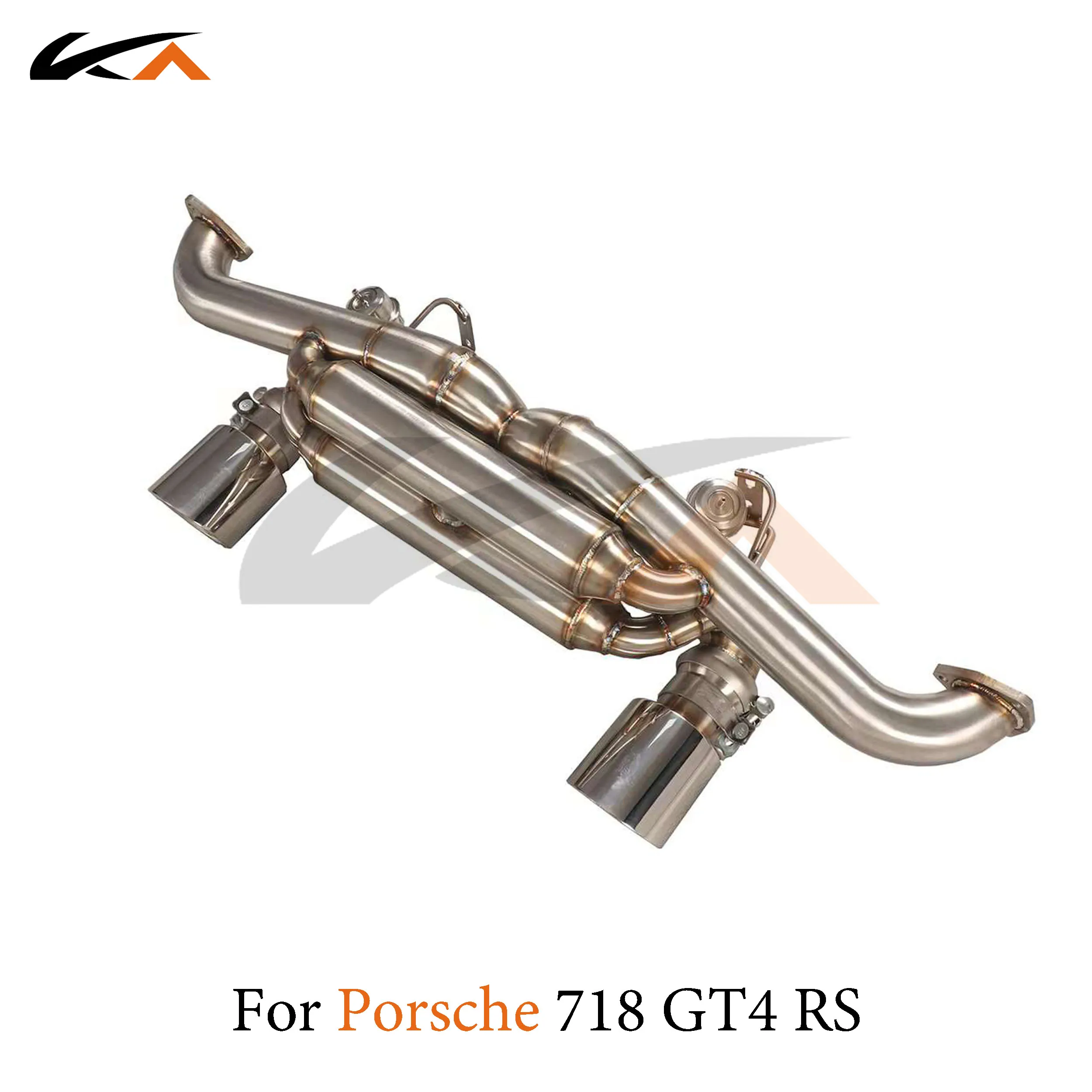 

KA Tuning exhaust system stainless steel catback for porsche 718 gt4 rs 4.0 performance auto parts muffler valve car accessories