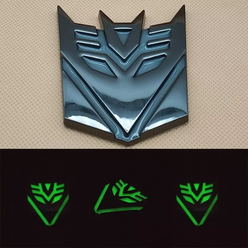 

3D Metal Black Transformers Decepticon Car Emblem Racing SUV Coupe Badge for Car Truck Suv Motorcycle Etc.