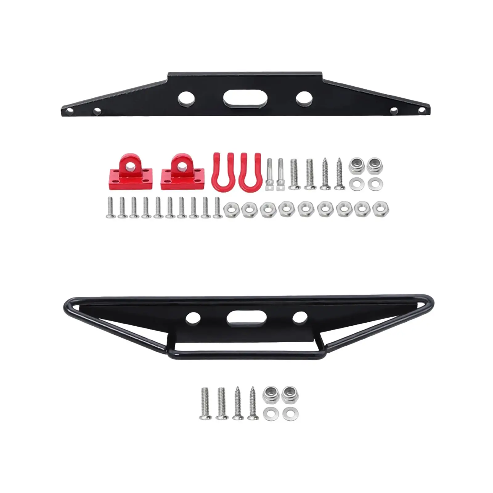 RC カーバンパー金属トレーラーヒッチフックスペアパーツ 1 12 リモートコントロール車両 D 用