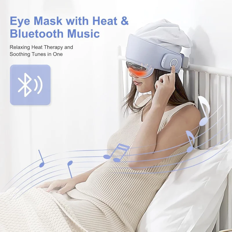 Head massager, eye hot compress, sleep aid, headache, meridian dredging scalp, automatic sleep massager, electric