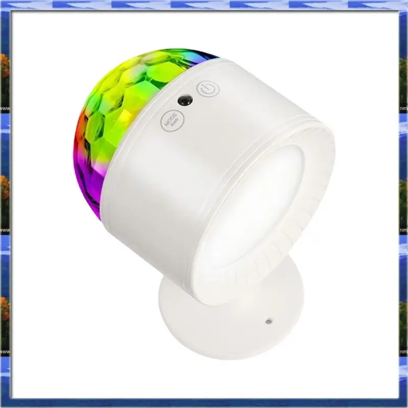 LJL Bedroom Ambient Night Lights 3 Colors Adjustable LED Wall Lamp For Bedroom White