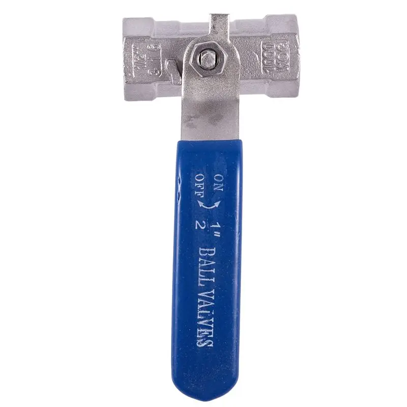 ABMS-3X 1/2 Inch Stainless Steel Internal Thread Lever Handle Ball Valve