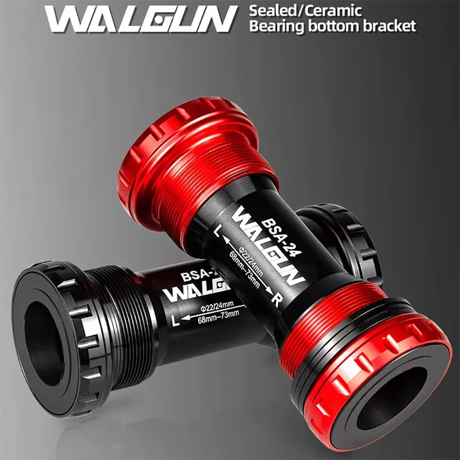 

Керамический кареточный подшипник Walgun Bike PF30 для шатунов 24/22 28.99 30 мм, комплект BB, совместим с SRAM/ROTOR/SHIMANO, запчасти для велосипедов, 68-73 мм