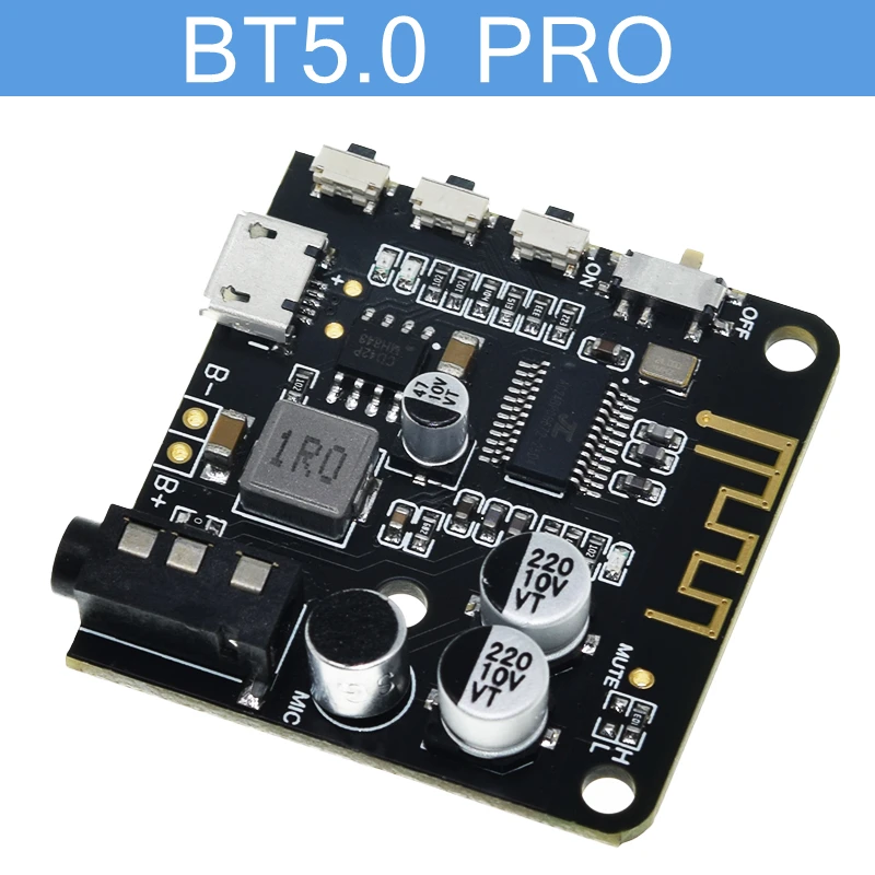 TZT Bluetooth Audio Empfänger bord Bluetooth 4,1 BT 5,0 Pro XY-WRBT MP3 Lossless Decoder Board Wireless Stereo Musik Modul Mit Fall 3