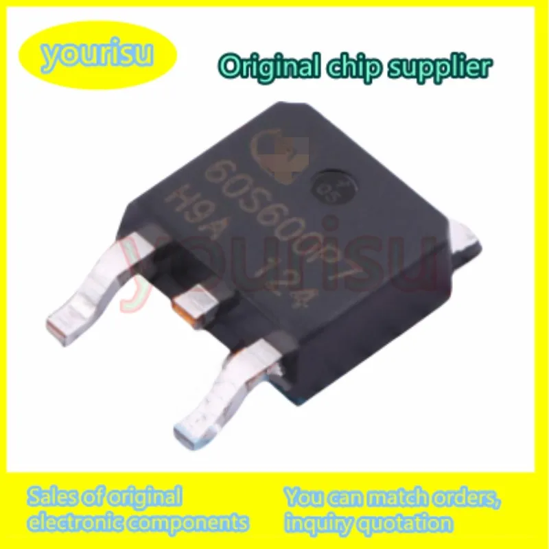 10Pcs/Lot IPD60R600P7S IPD60R600 60S600P7  MOSFET N-CH 600V 6A TO252-3 IPD60R600P7SAUMA1