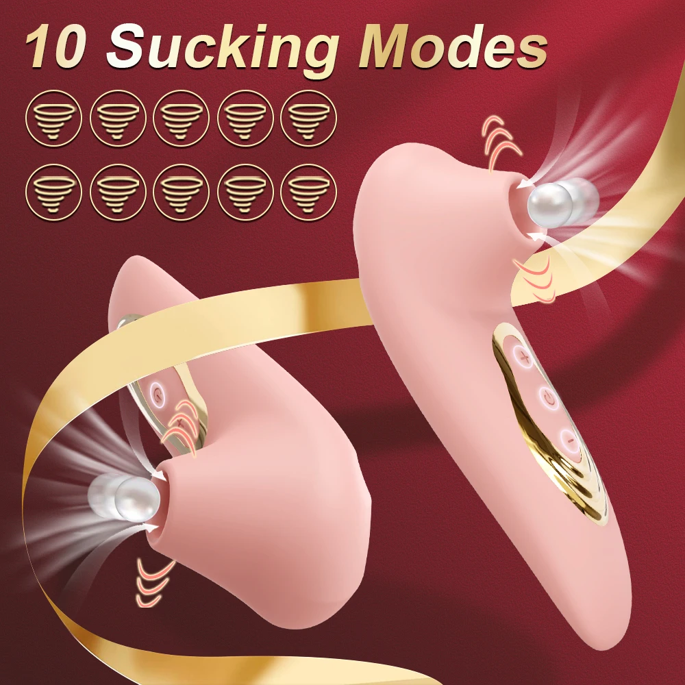 Nipple Clitoris Sucker Clit Stimulator Powerful Sucking Vibrator for Women Female Massager Vibrating Sex Toys Goods for Adult