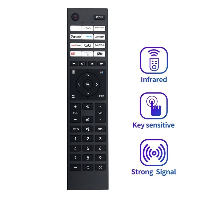 استبدل جهاز التحكم عن بعد CT-95052 لجهاز التحكم عن بعد للتلفزيون توشيبا 4K الذكي الذي يعمل بنظام Android LED