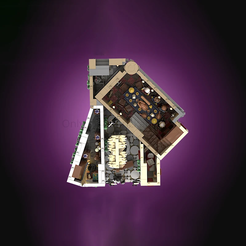 Prachtig nieuw product MOC-bouwstenen Middeleeuwse architectuur Modeltechnologie Modulair kinderspeelgoed Cadeau DIY-montageset