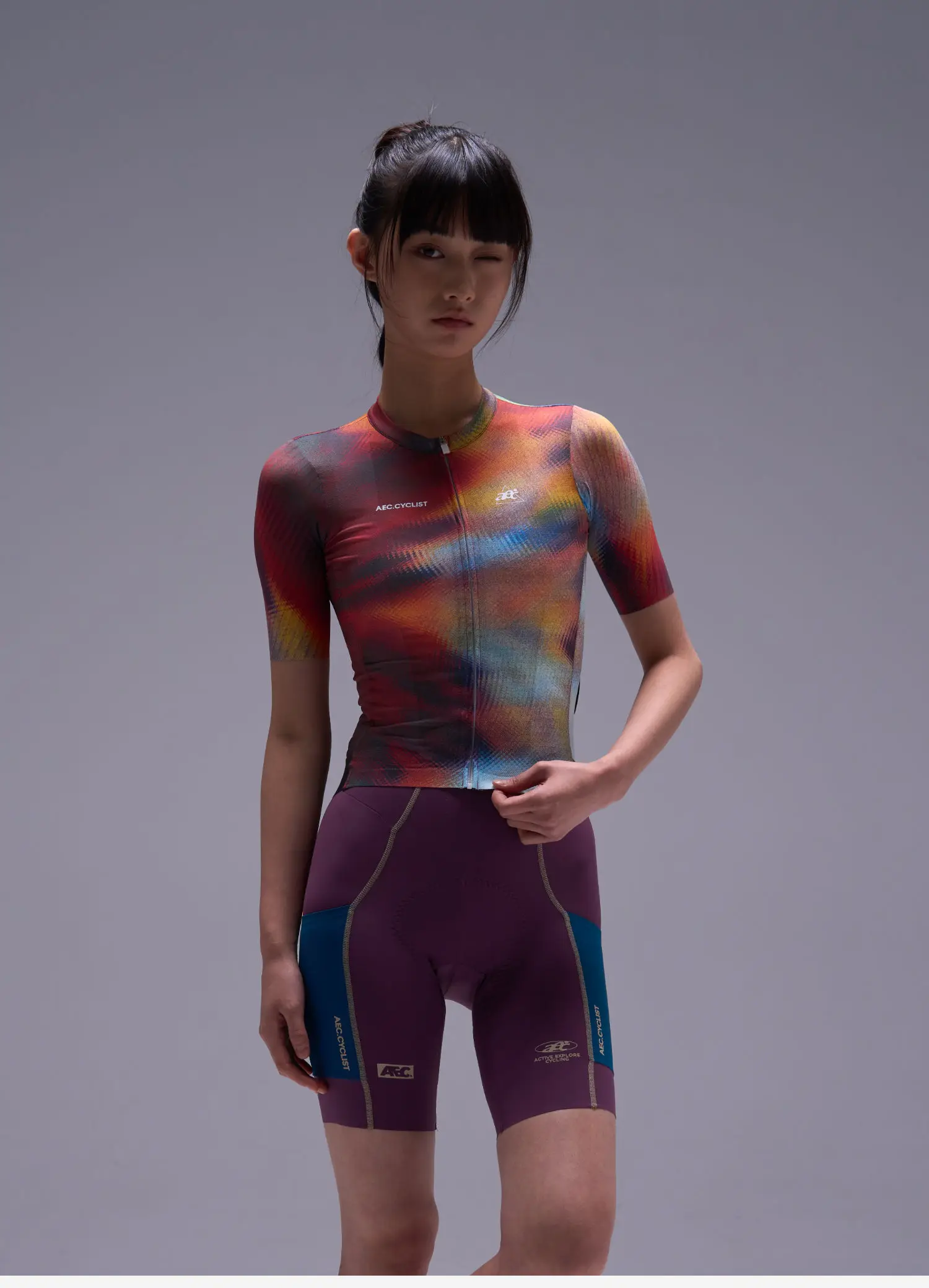AEC YAOYING Serie Herren-Radtrikot Damen Slim Pro Bike Tops 2026 Sommer Kurzarm Fahrrad-Shirts Schnelltrocknend – Detail 14