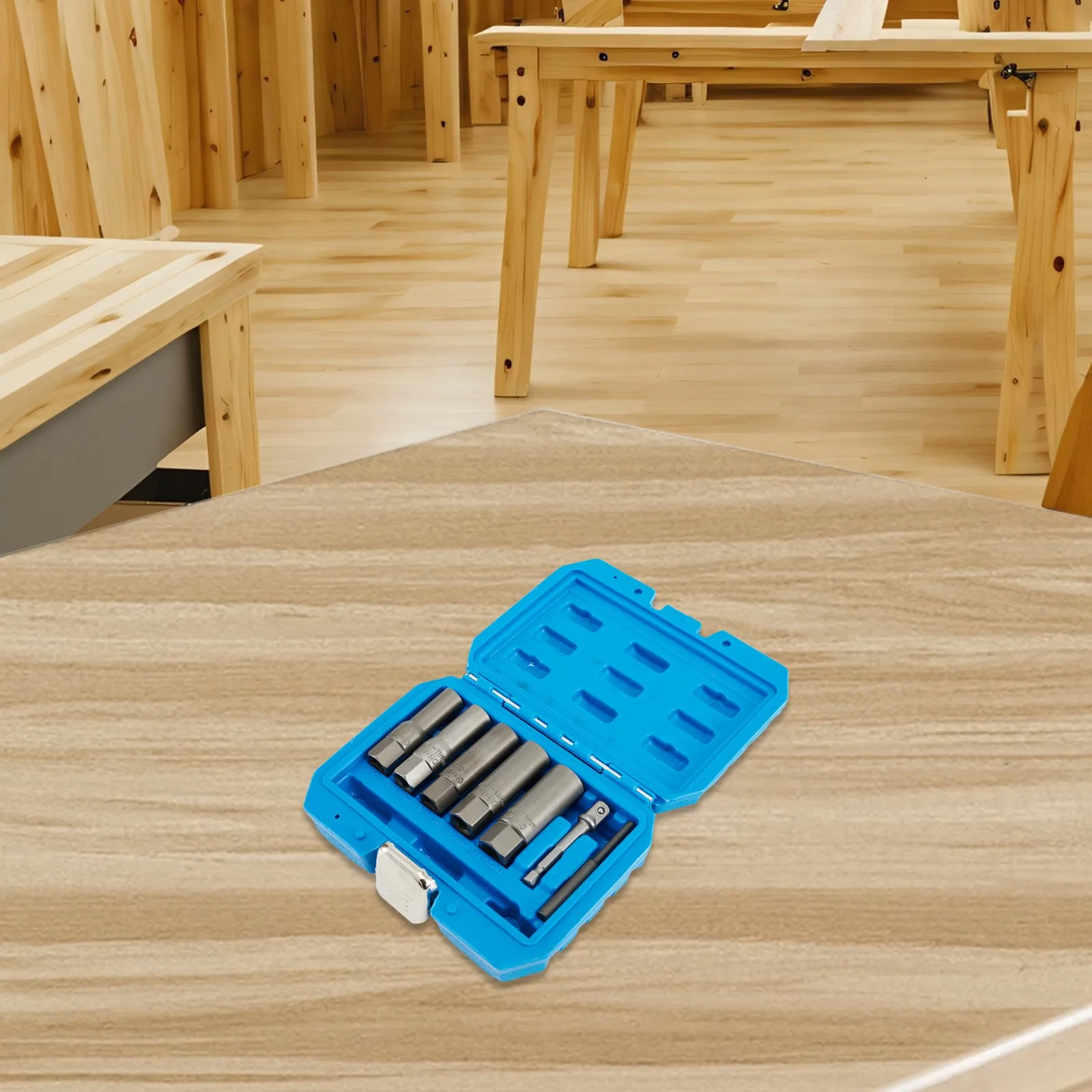 

Workshop Equipment Nut Bolt Extractor 3/8-5/8 Inch Wrench Cr-Mo Steel Construction Deep Design Reverse Type Thread