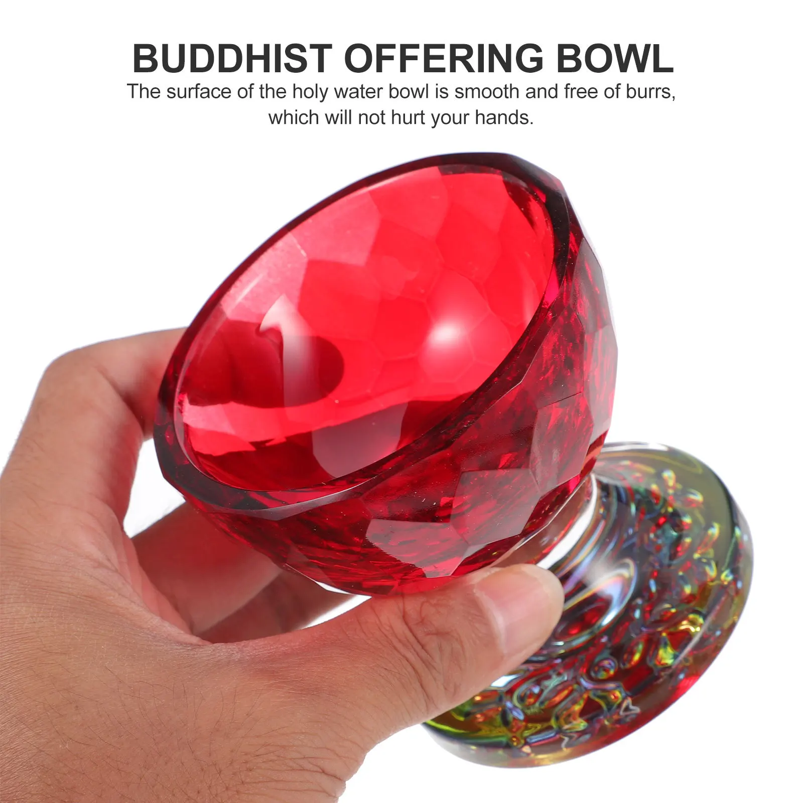 

Holy Water Bowl Holy Water Offering Bowl Buddhist Offering Bowl Clear Bowl Ornament Temple Tribute
