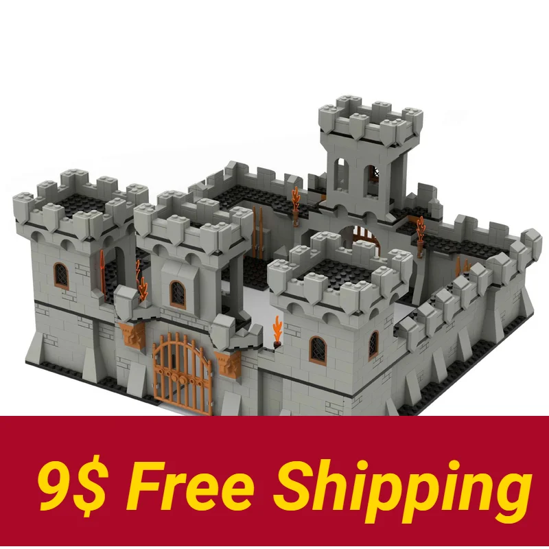 

Game of Thrones Wall medieval castle city wall tower assembly toy building block scene accessories MOC