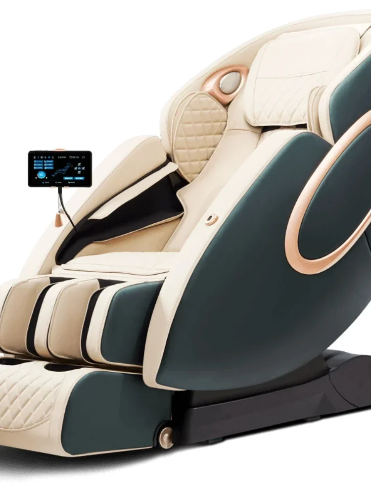 4D Zero Gravity Full Body Massage Chairs Intelligent Shiatsu Electric Bluetooth Heating Space Capsule Recliner Massage Chair